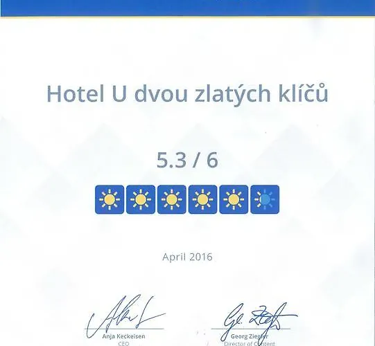 Hotel U Dvou Zlatych Klicu